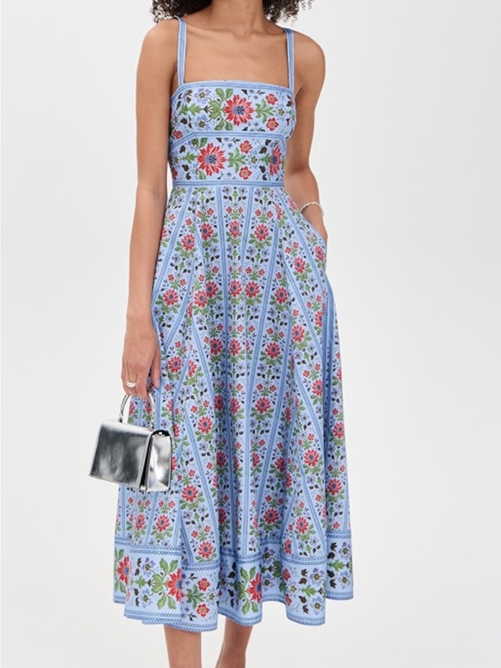 ISO: HHH Margot Dress Blue Floral Stripe